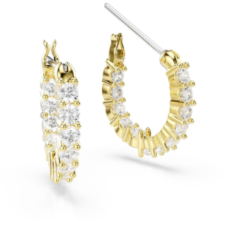 Pendientes Aro Oro rosa Esmeralda