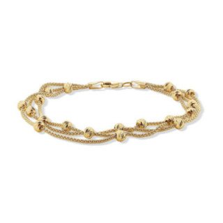 Pulsera Oro 14K Diamante sintético Esencial